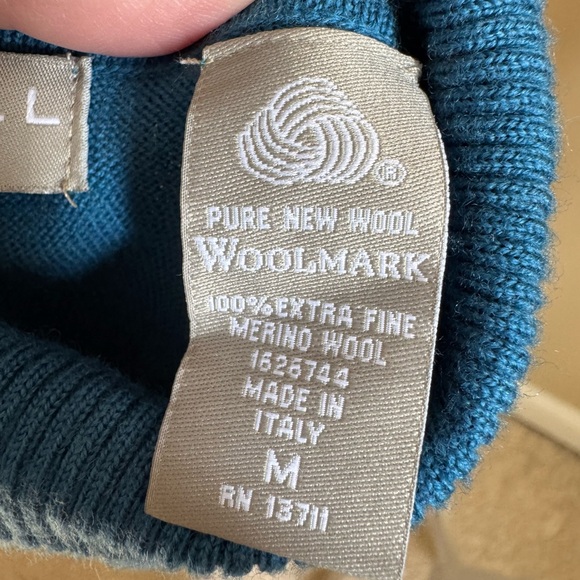 NWT Kate Hill Merino Wool Sleeveless Turtleneck - Picture 3 of 6